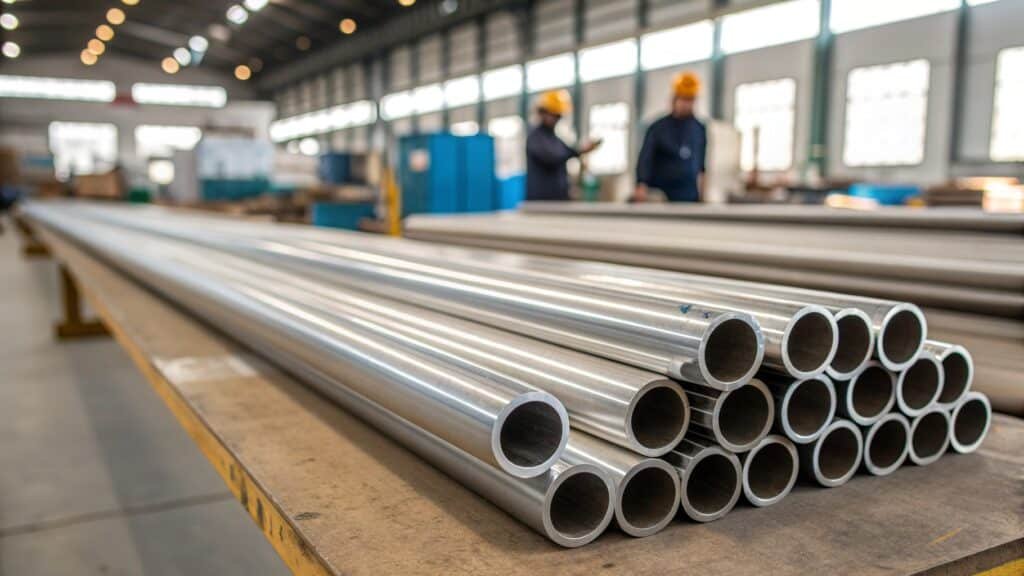 A block of pure, soft aluminum being easily bent by hand, contrasted with a rigid, strong aluminum alloy beam.